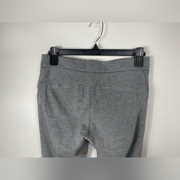 Athleta Ponte Moto 2.0 Skinny Ankle Mid Rise Grey Pants Women's Size 2 - Picture 6 of 16